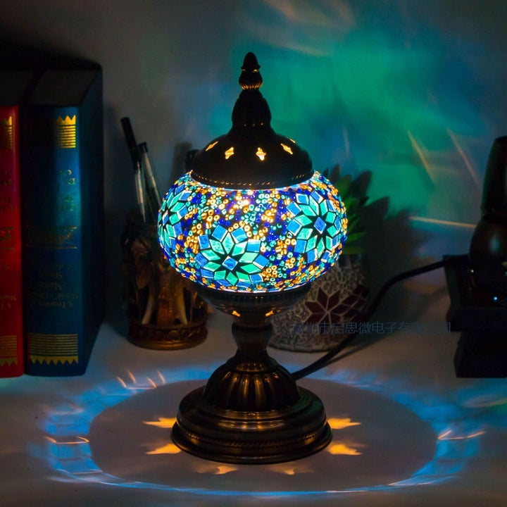 Mediterranean Turkish Mosaic Table Lamp