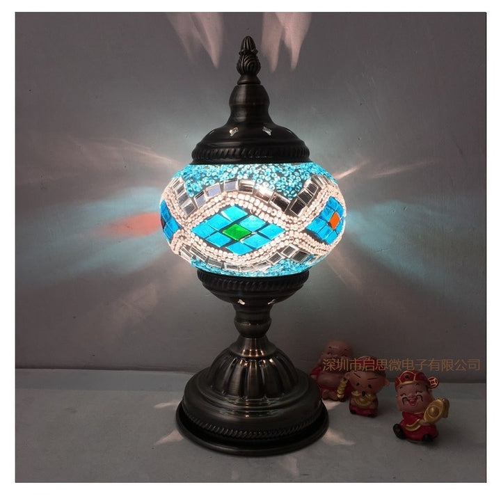 Mediterranean Turkish Mosaic Table Lamp