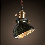 America Country Vintage Pendant Light With Glass Lampshade In Loft Industrial Pendant Lamp Handlamp Suspenison Luminaire