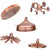 Rainfall Shower Head Antique Red Copper Shower Heads