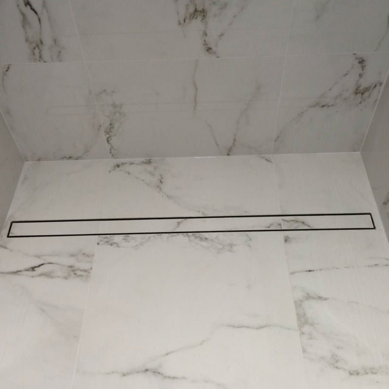 Bagnolux Super Heavy-duty Hardware Tile Insert 304# Stainless Steel Linear Shower Bathroom Grate Floor Drain/Outlet Waste
