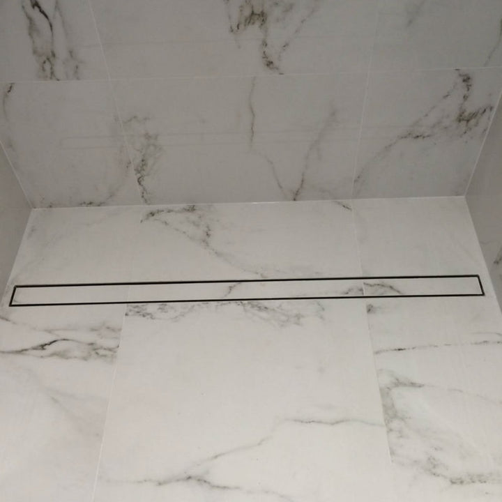 Bagnolux Super Heavy-duty Hardware Tile Insert 304# Stainless Steel Linear Shower Bathroom Grate Floor Drain/Outlet Waste
