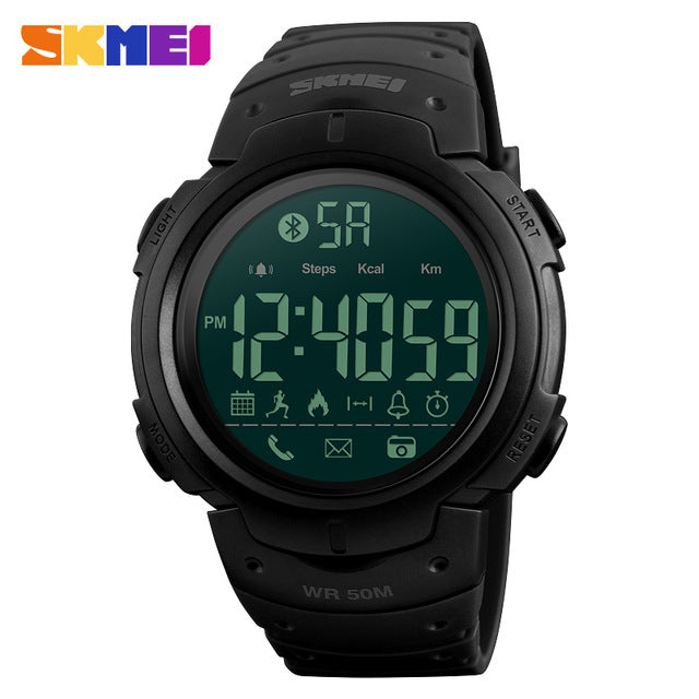Sport Smart Watch Men SKMEIPedometer Remote Camera Calorie Bluetooth Reminder Digital Watch