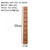 RUNBAZEF Wood Carving Solid Furniture Edge Border Square Line