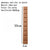 RUNBAZEF Wood Carving Solid Furniture Edge Border Square Line