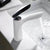 Black/ White  Deck Mounted Basin Mixer  for Vanity