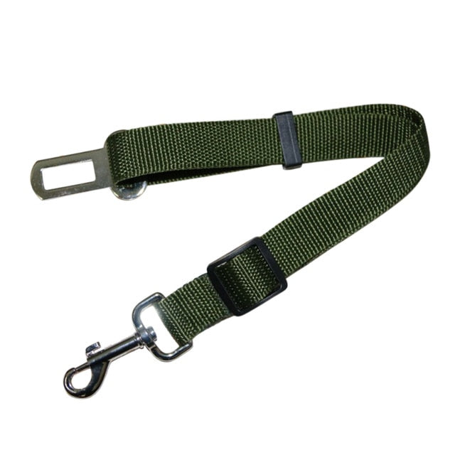 Dog Leads for Vehicle SeatBelt connect to your pets Harness -Safety Lever Auto Traction