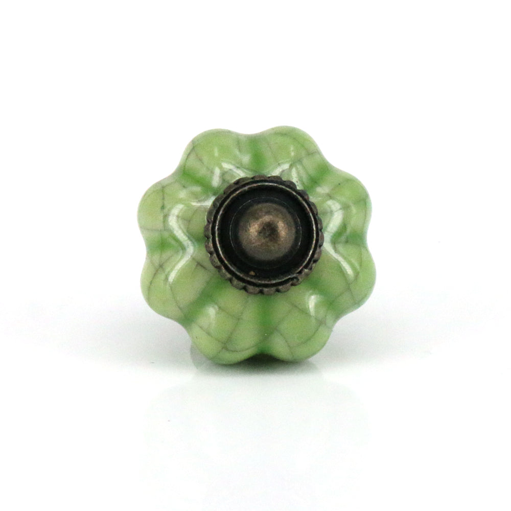1x Hand Painted Ceramic Knobs and Handles 33mmx38mm