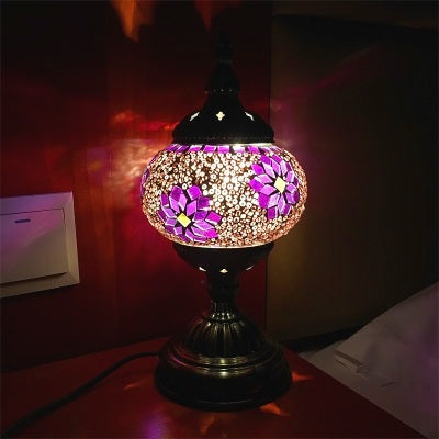 Mediterranean Turkish Mosaic Table Lamp