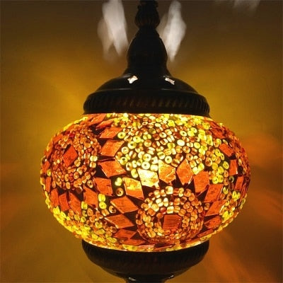 Mediterranean Turkish Mosaic Table Lamp