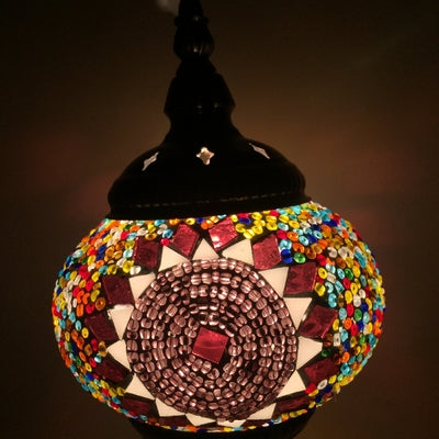 Mediterranean Turkish Mosaic Table Lamp