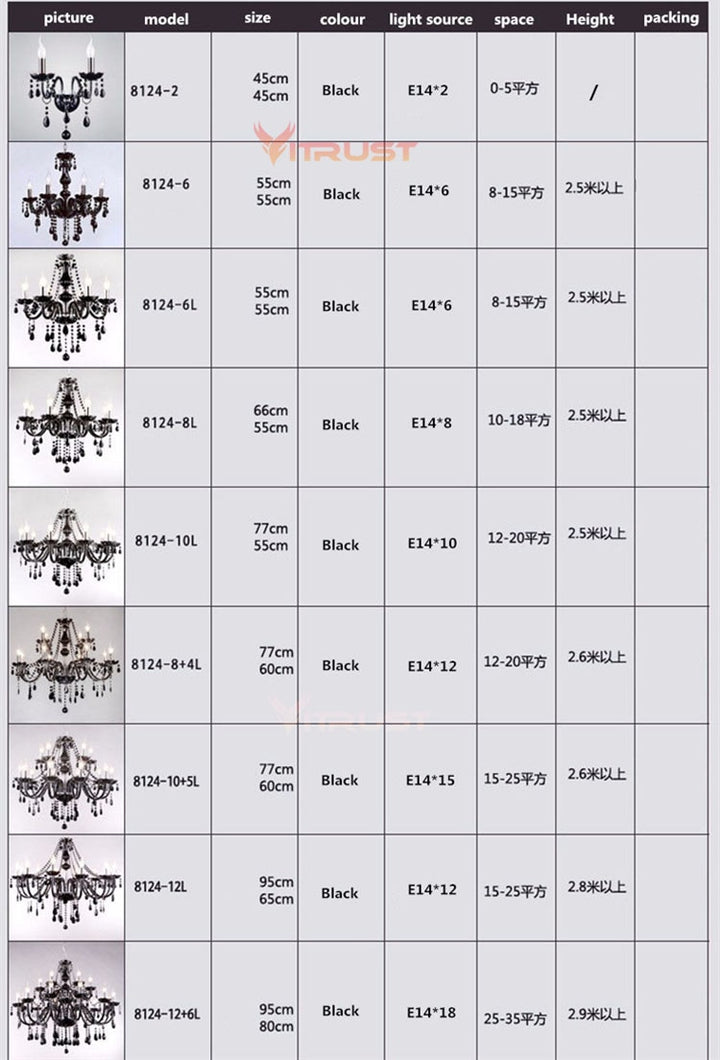 Crystal Chandelier Tiffany Pendants chandelier Lighting   4/6/8/10/15/18 Arm