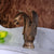 BAKALA Brass single lever bathroom antique bronzed black basin faucet mixer tap
