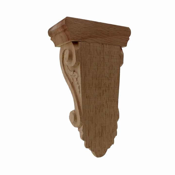Natural Oak Wood Carved Applique, Corbel