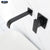 Matt Black Plated Bathroom Wall Mounted Faucet