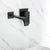 Matt Black Plated Bathroom Wall Mounted Faucet