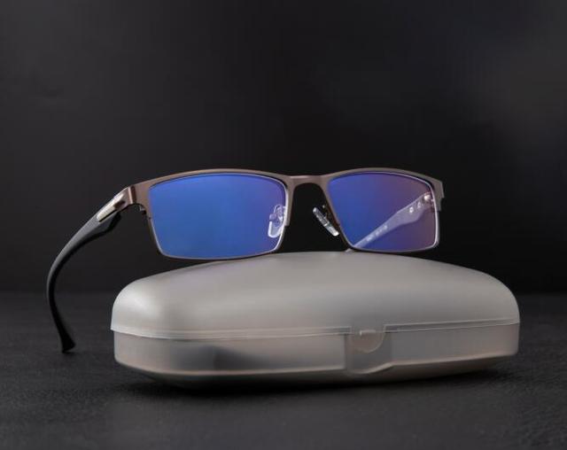 titanium Computer Glasses Anti Blue Light Blocking Filter Reduces Digital Eye Strain Clear Regular Gaming Goggles Eyewear TR90